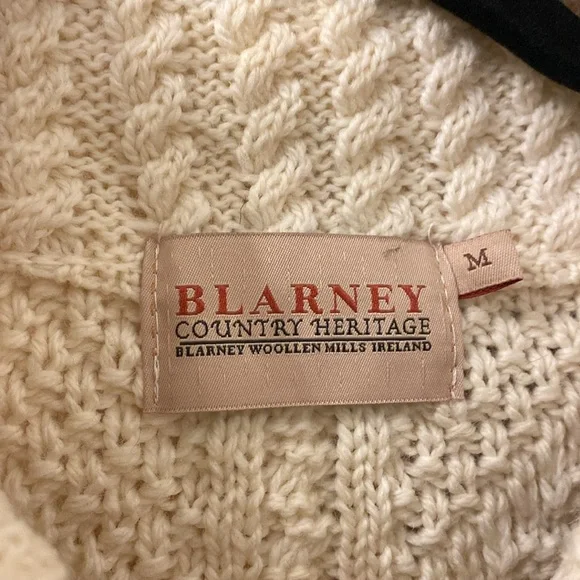 Blarney Woollen Mills Irish Wool Knit Sweater - Picture 5 of 11